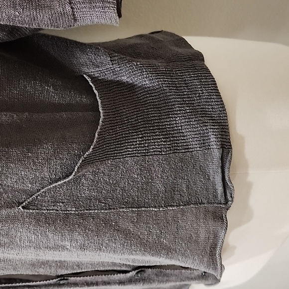 Eileen Fisher 100% Linen Button Front Patch Pocket 3/4 Sleeve Cardigan s… - Picture 2 of 7